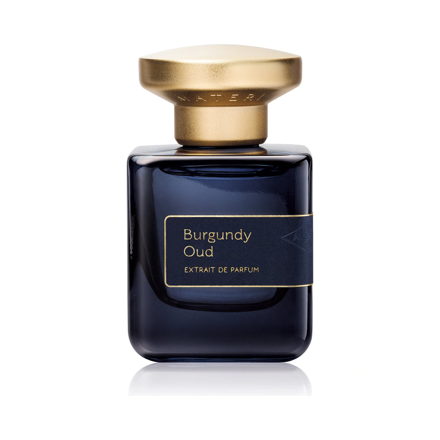 Atelier Materi Burgundy Oud Extrait de Parfum 50ml flacon fond blanc