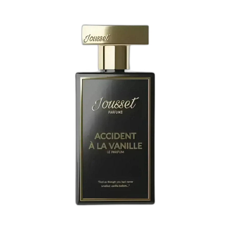 JOUSSET PARFUMS Jousset Parfums Accident à la Vanille parfum  fond blanc
