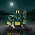 AB Signature Paris Ahi Pō gamme complète — flacon 50ml, étui voyage 10ml et carte Try Me 2ml