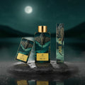 AB Signature Paris Ahi Pō gamme complète — flacon 50ml, étui voyage 10ml et carte Try Me 2ml