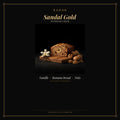 Badar Sandal Gold - Notes de Cœur | PlanèteBeauty