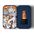 Floraïku Sand and Skin — coffret bento présentation avec illustration tropicale et flacon Eau de Parfum