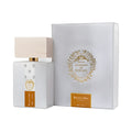 GIARDINI DI TOSCANA Bianco Oro — flacon avec boîte officielle blanche armoirie dorée, packaging parfum niche italien Bibbiena Toscane