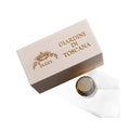 GIARDINI DI TOSCANA Bianco Oro — packaging boîte gravée dorée parfum niche oriental épicé Silvia Martinelli