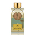 AB Signature Paris Karès Blan Extrait de Parfum 50ml — flacon ivoire face cartouche coco-fesse Seychelles bouchon cylindrique doré reflet sol