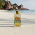 Karès Blan AB Signature Paris — paysage sable blanc granite boulders pink lagon turquoise Seychelles
