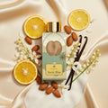 Karès Blan AB Signature Paris — pyramide olfactive Bergamote Amande Fleur d'oranger Muguet Musc Vanille soie crème