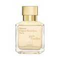 Maison Francis Kurkdjian Gentle Fluidity Gold Eau de Parfum 70ml — flacon carré verre transparent bouchon doré, ambré vanillé mixte, parfum niche France