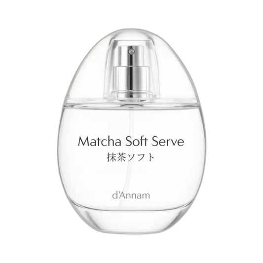 D'ANNAM Matcha Soft Serve Eau de Parfum - Flacon 50ml fond blanc