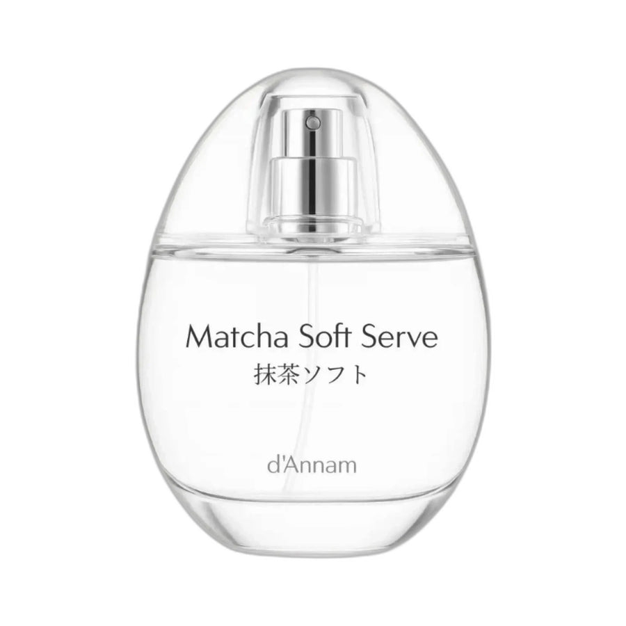 D'ANNAM Matcha Soft Serve Eau de Parfum - Flacon 50ml fond blanc