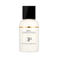 LES EAUX PRIMORDIALES Néroli Supercritique Eau de Parfum 50ml — flacon blanc laqué liseré or sur fond blanc, floral gourmand fleur d'oranger, parfum niche français