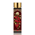 Oro Rojo AB Signature Paris — profil gauche flacon bordeaux grappe cerises cadre or art nouveau bouchon identique trio