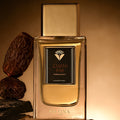 Silona Paris Datte Me Extrait de Parfum 100ml — flacon et dattes Medjool en lumière chaude, oriental gourmand, parfum niche Paris